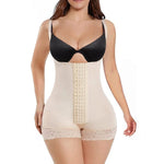 Vesporia apricot / XL Original Women's Colombian Postpartum Sash Reducers Corset High Girdle For Post-Surgical Use Slimming Sheath Tummy Shapewear