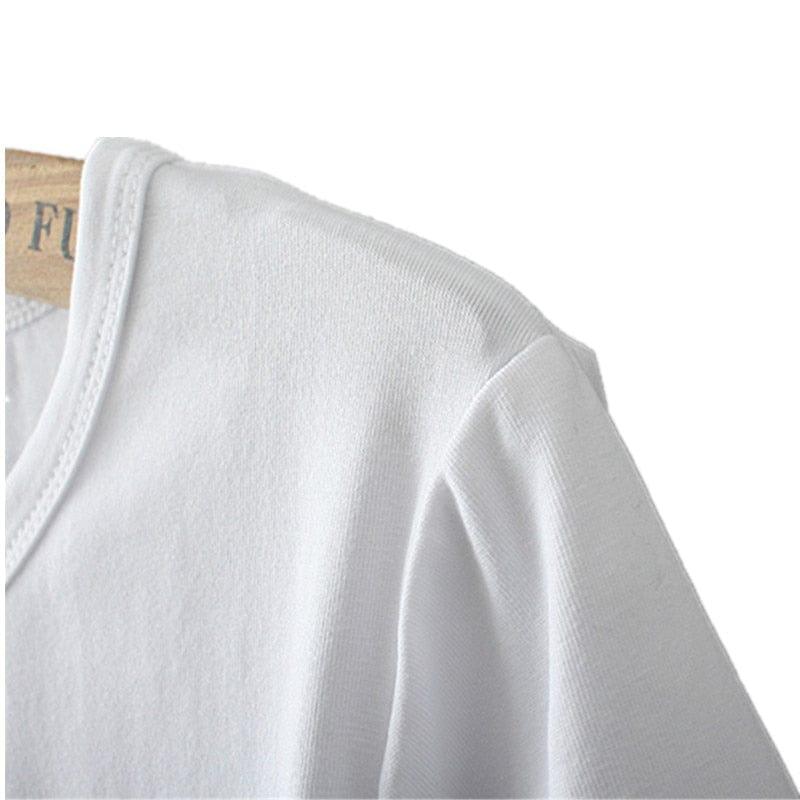 Biały T-shirt Z Grafiką - Vesporia