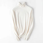 vesporia Uniwersalny / Biały Minimalistyczny Gładki Sweter