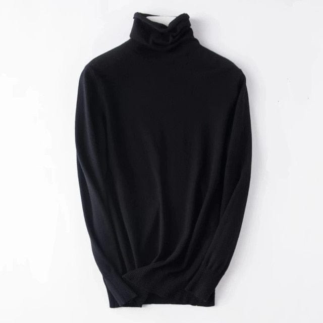 vesporia Uniwersalny / Czarny Minimalistyczny Gładki Sweter