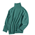 vesporia Uniwersalny / Zielony Oversizowy Wełniany Sweter