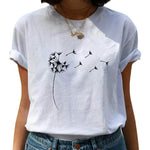 Biały T-shirt Z Grafiką - Vesporia
