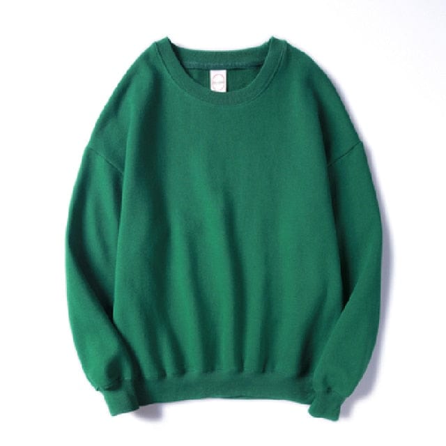 vesporia Zielony / M Oversizowa Bluza Bez Kaptura