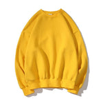 vesporia Żółty / M Oversizowa Bluza Bez Kaptura